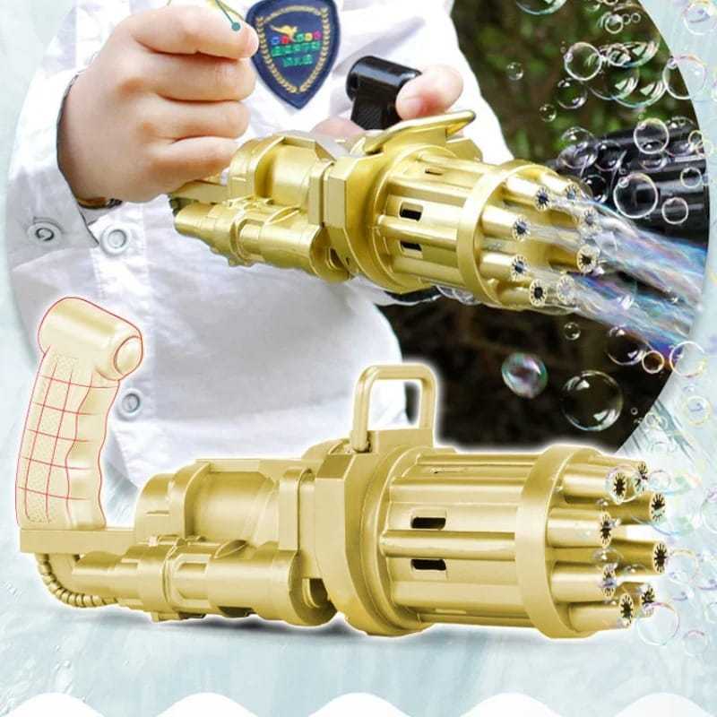 Automatic Bubble Gun Machine – Fun Outdoor Bubble Toy for Kids (Random Color) - Image 2
