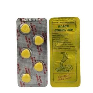 Black Cobra 250 Timing Tablets for Men – Pack of 5 | Men's Sexual Wellness Product