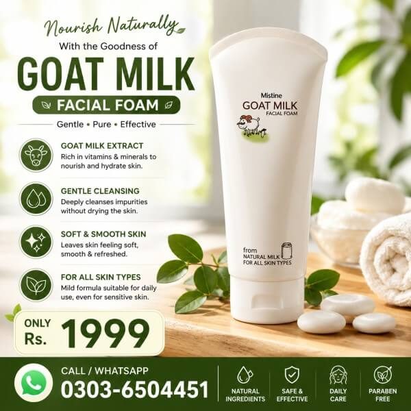 Goat Milk Face Wash In Pakistan