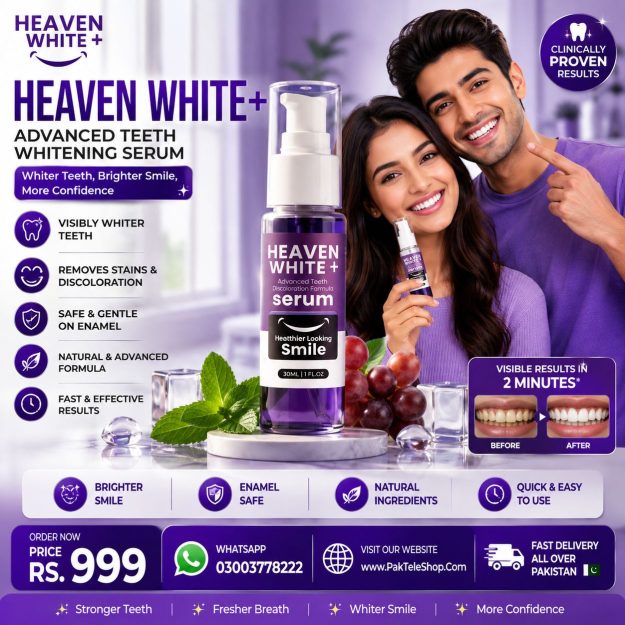 Heaven White Teeth Serum Smile Advanced Formula Price In Pakistan