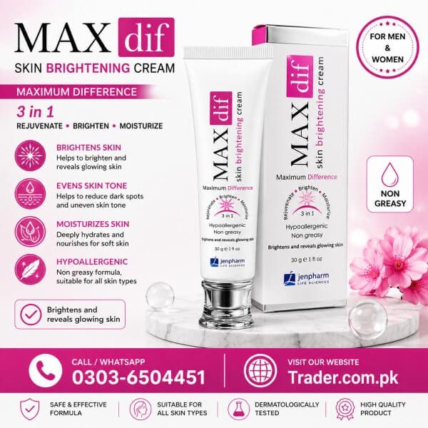 Max Dif Skin Brightening Cream In Pakistan