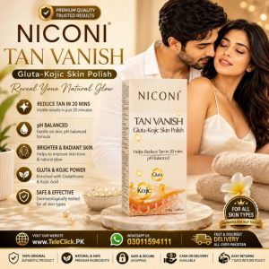 Niconi Tan Vanish Gluta Kojic Skin Polish In Pakistan