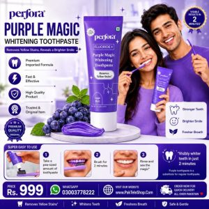 Perfora Purple Magic Whitening Toothpaste Price In Pakistan