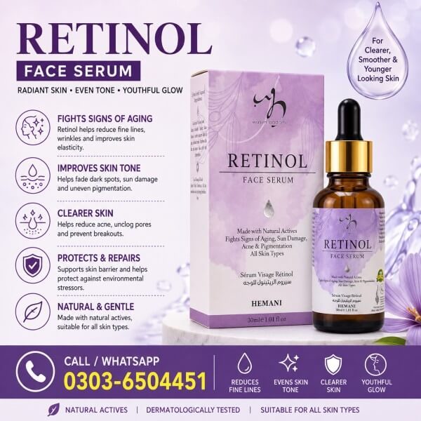 Retinol Face Serum 30ml Price In Pakistan