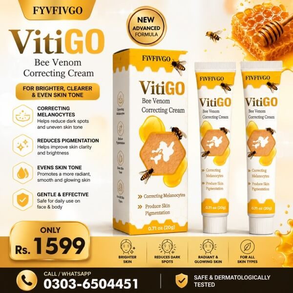 Vitiligo Bee Venom Treatment Cream In Pakistan
