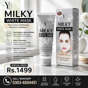 YC Milky White Mask Price In Pakistan