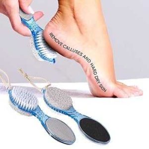 4-in-1 Pedicure Brush – Multi-Function Foot Scrubber, Cleaner & Dead Skin Remover