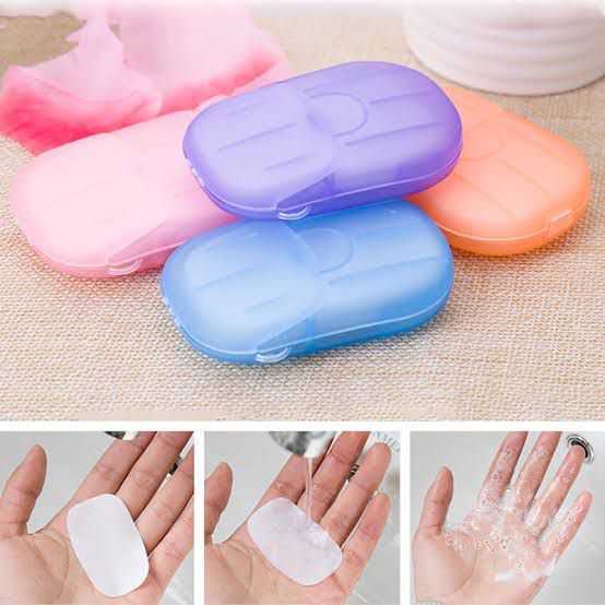3-Pack Portable Paper Soap โ Travel Hand Washing Sheets for Outdoor, Camping & Everyday Use - Image 2
