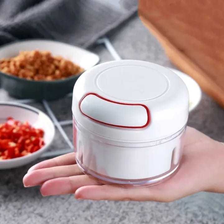 Mini Manual Garlic & Vegetable Chopper โ Hand-Pull Food Processor for Onion, Herbs, Nuts & Vegetables - Image 2