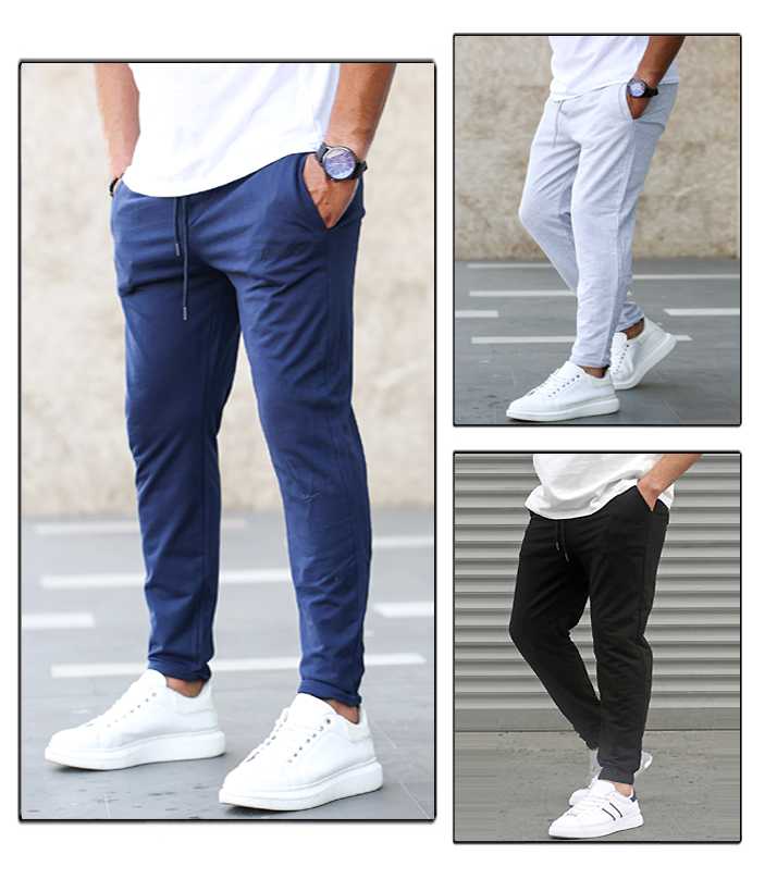 Pack of 2 French Terry Trousers for Men