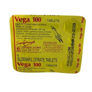 Indian Vega 100mg – 12 Tablets Pack | Sildenafil 100mg Medicine