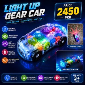 360 Rotating Musical Car Toy for Kids | Multicolor Plastic Spinning Car Toy