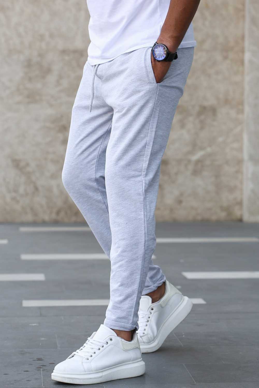 Pack of 2 French Terry Trousers for Men - Image 3