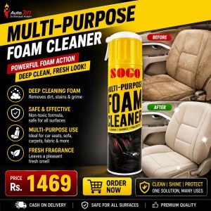 Sogo Multi-Purpose Foam Cleaner – Fabric, Upholstery, Car Interior & Household Surface Cleaner