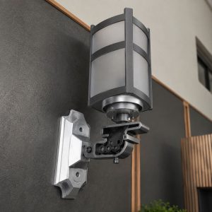 Wall-Mounted Lamp Grey ABS Plastic – Modern Design Decorative Indoor Light