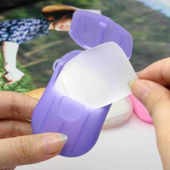 3-Pack Portable Paper Soap โ Travel Hand Washing Sheets for Outdoor, Camping & Everyday Use - Image 3