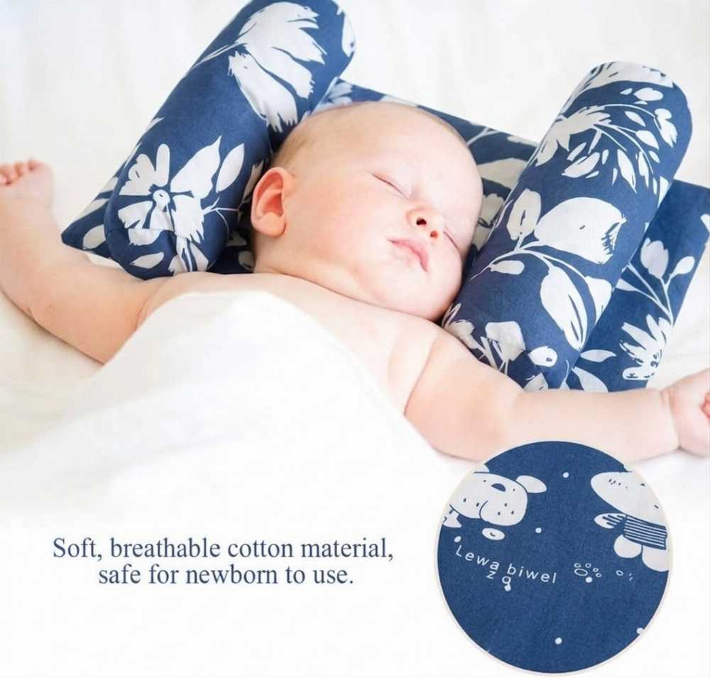 Baby Head Shaping Pillow – Adjustable Memory Foam Baby Pillow for Comfortable Head Support - Image 4