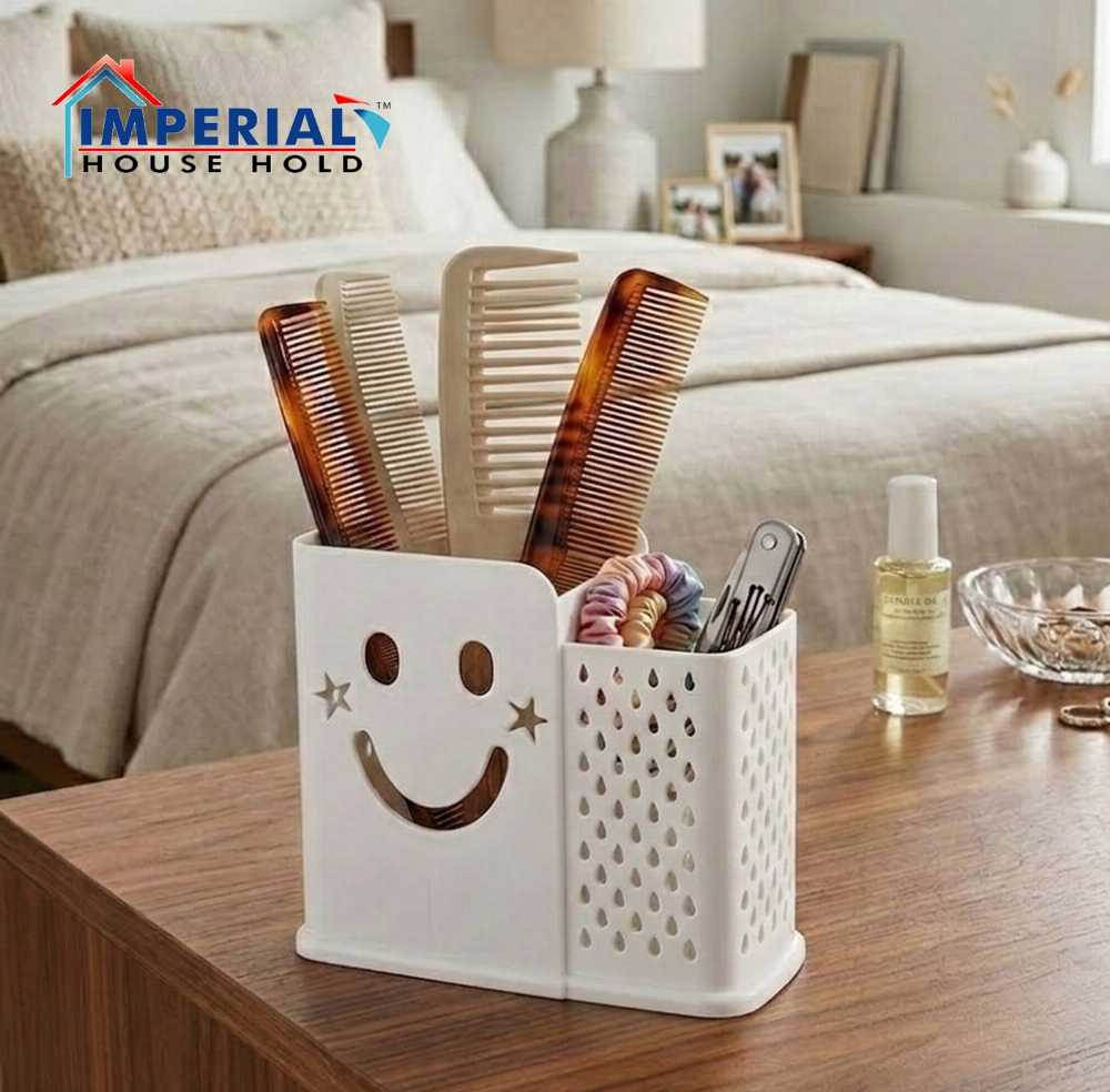 Imperial Household Cutlery Drainer โ 2-Compartment Plastic Utensil Organizer & Kitchen Storage Holder - Image 4