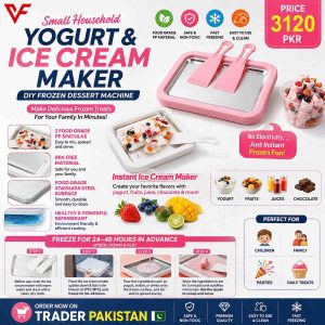 Small Household Yogurt & Ice Cream Maker – DIY Frozen Dessert Machine for Children & Family