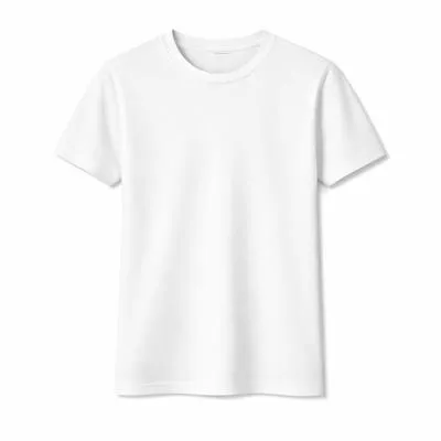 Premium Pack of 3 Men's Crew Neck T-Shirts – Black, White & Olive Green - Image 3