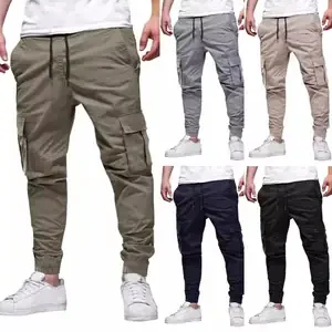 Men's Cargo Pants with Drawstring – Casual Multi Color Summer Trousers | Stylish Utility Pants