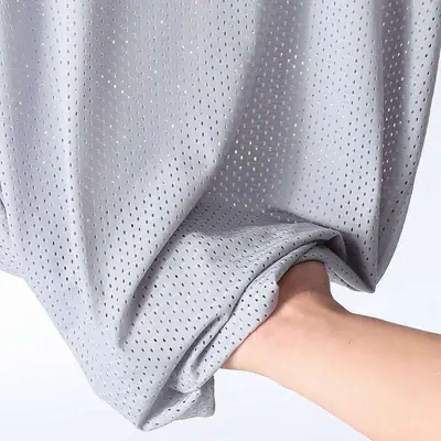 Men's Ice Silk Mesh Breathable T-Shirt – White Slim Fit Summer Casual Wear - Image 4