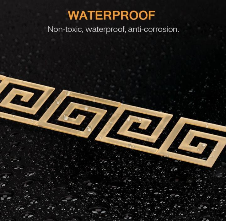 Golden Geometric Acrylic Wall Decals 2.5x2.5" | Modern Decorative Wall Stickers
