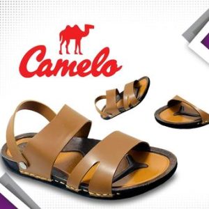 Men's Mustard Synthetic Leather Casual Sandals | Stylish Comfortable Footwear