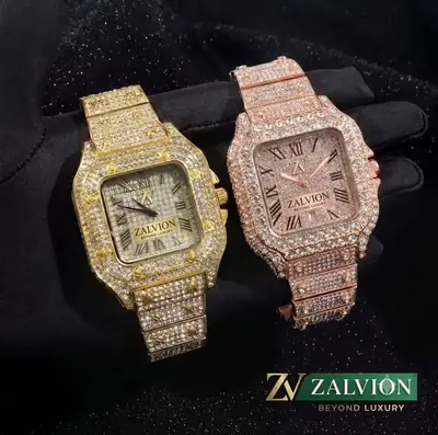 Luxury Iced Out Crystal Dial Watch – Premium Stylish Men’s Fashion Wristwatch - Image 3