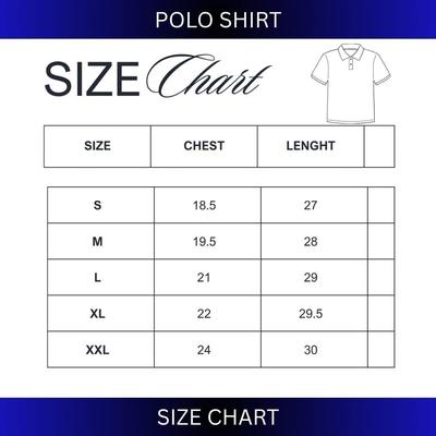 Men's Cotton Polo Shirt Blue with Yellow Trim – Stylish & Comfortable Casual Wear - Image 4