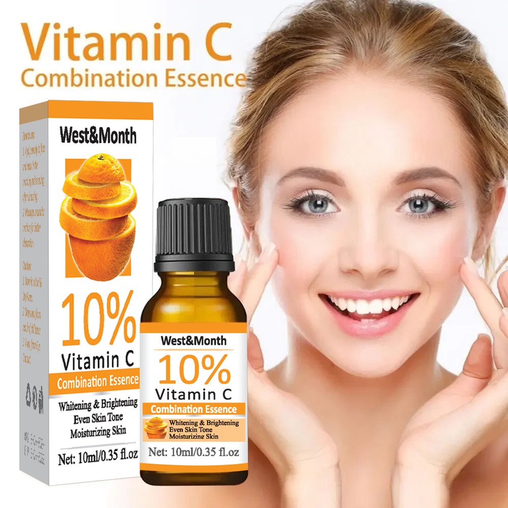 Vitamin C Brightening Facial Serum | Hyaluronic Acid Face Serum for Dark Spots & Hydration | Korean Skincare(MultiColor)