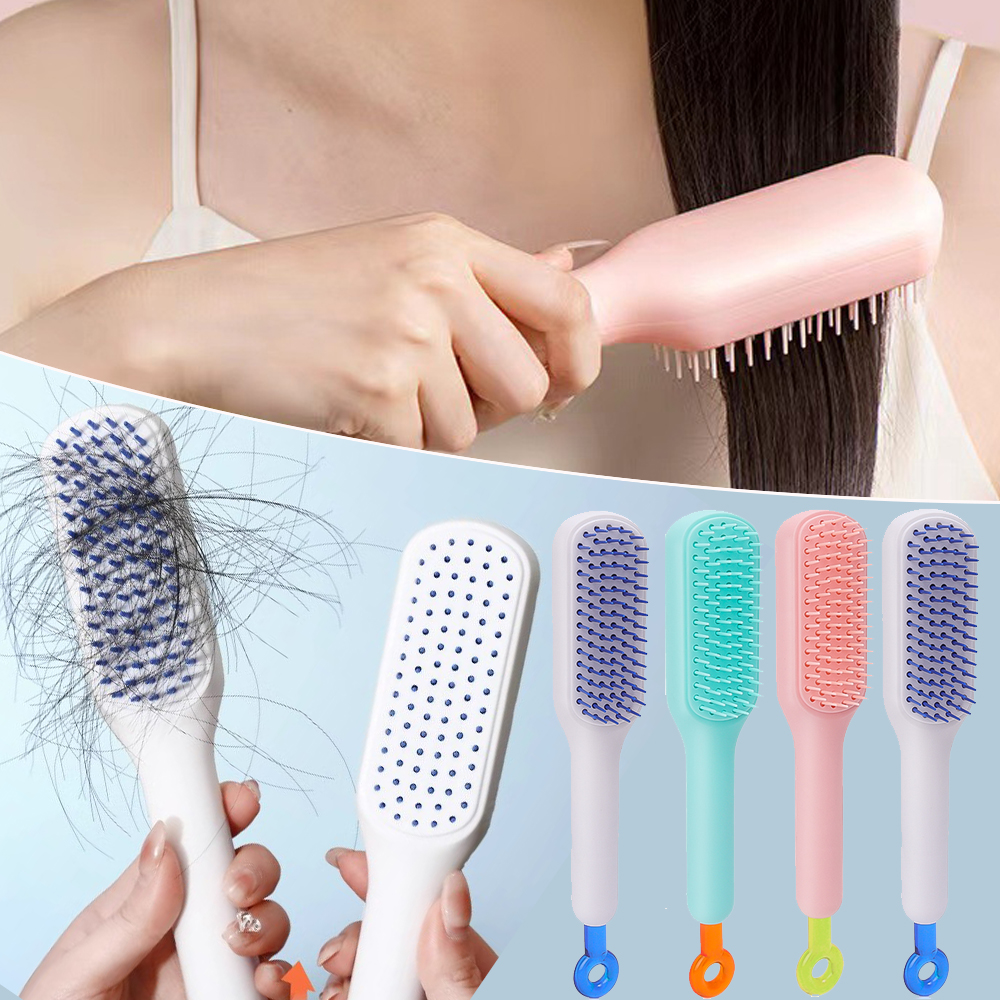 Telescopic Magic Comb | Anti-Static Hair & Scalp Cleaning Comb | Extendable Hair Brush for Easy Detangling(MultiColor)