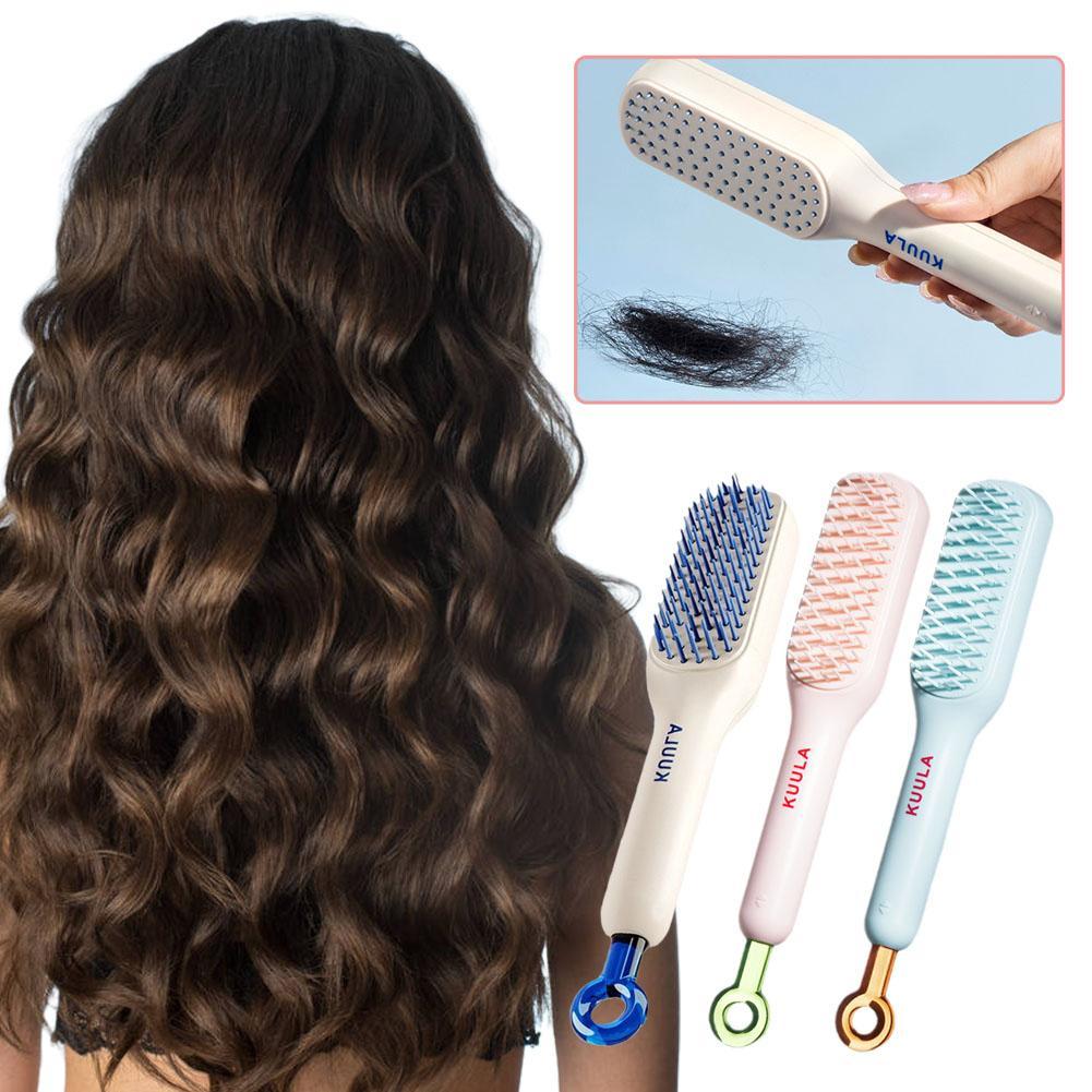 Telescopic Magic Comb | Anti-Static Hair & Scalp Cleaning Comb | Extendable Hair Brush for Easy Detangling(MultiColor) - Image 2