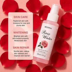 Rose Water Facial Mist Spray | Hydrating Rose Water Toner | Moroccan Rose Essence Face Mist for All Skin Types(MultiColor)