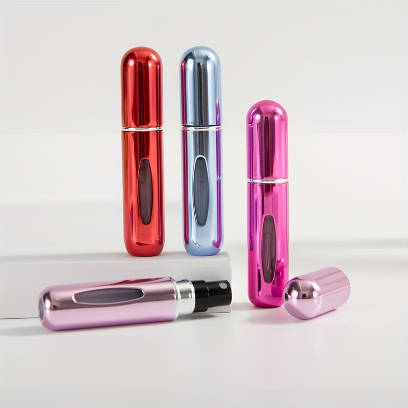 YM Traders Mini Refillable Perfume Spray Bottle 5ML – Pocket Travel Perfume Atomizer, Reusable & Leakproof(Multicolor) - Image 2