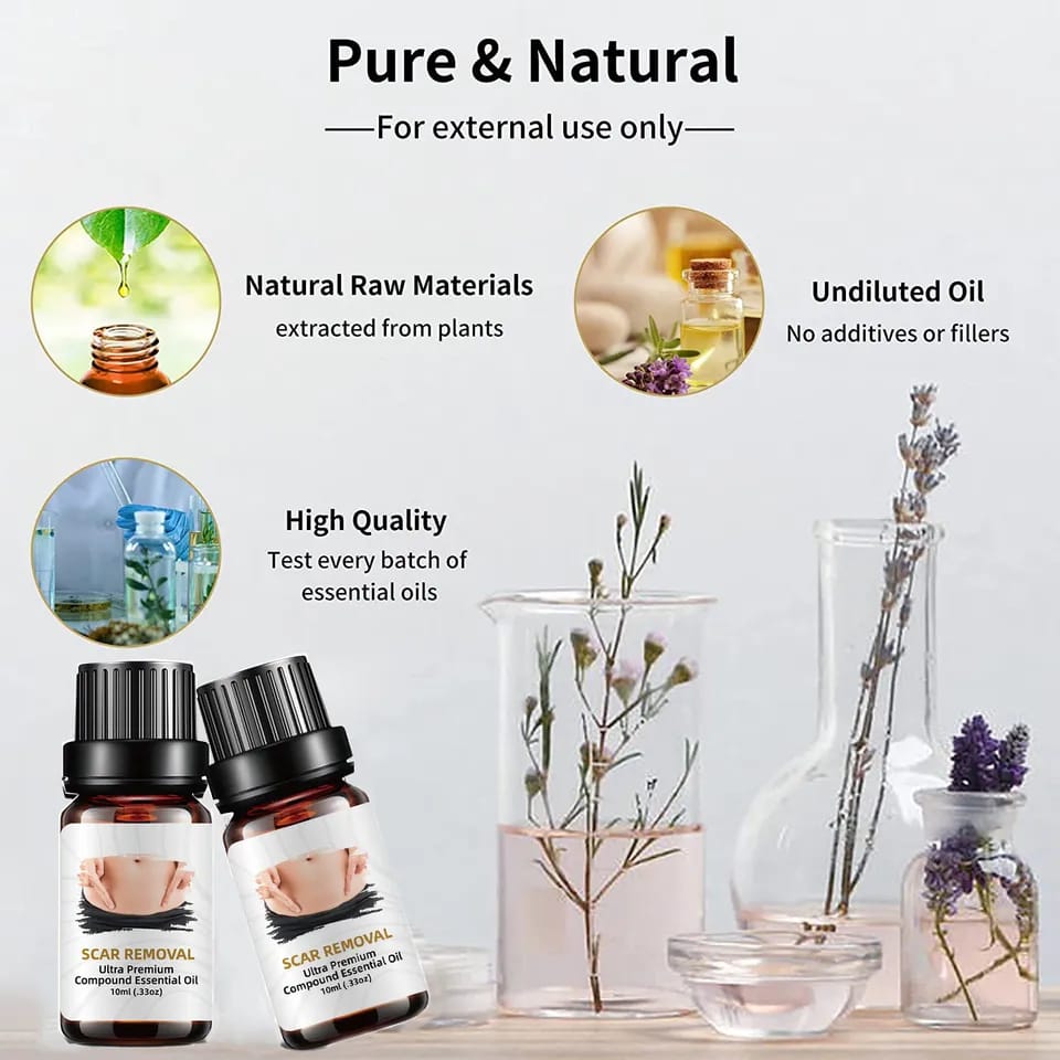 10ML Scar Removal Essential Oil – Ultra Premium Compound Oil for Face, Body & Skin Care(MultiColor) - Image 2