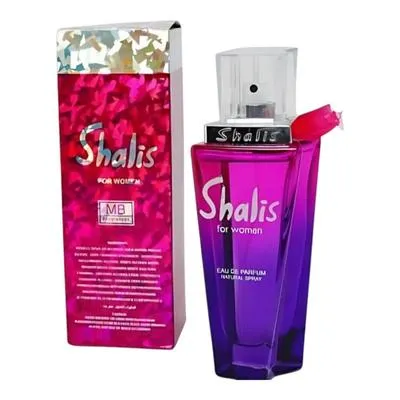 Shallis Floral Perfume 100ml for Women – Elegant Floral Fragrance in Purple Glass Bottle - Image 2