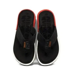 Men's Black Rubber Casual Flip Flops – Comfortable Lightweight Summer Slippers Size 7-11