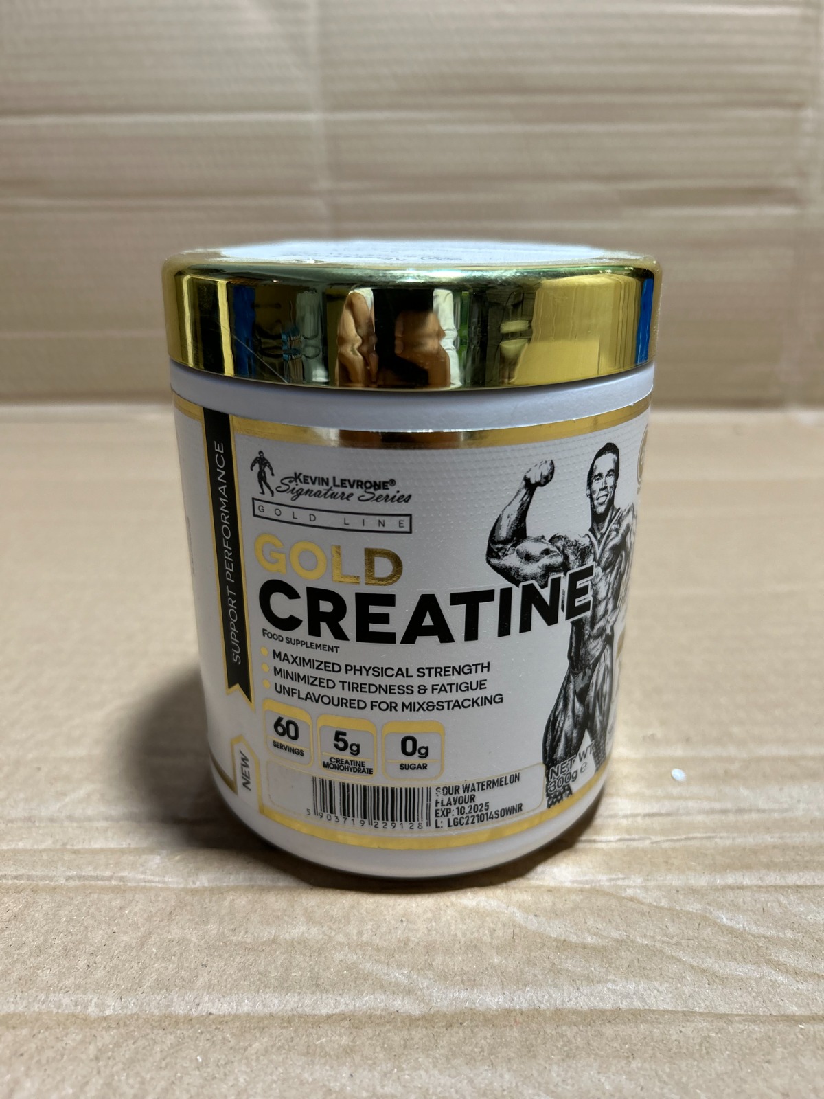 Kevin Levrone Gold Line Gold Creatine – Pure Creatine Monohydrate Supplement with 60 Servings (300g)