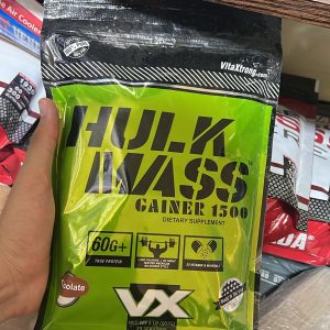 VitaXtrong VX Hulk Mass Gainer 1500 Dietary Supplement Heavy Weight Builder – 2 LBS (907g)