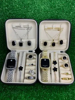 8PCS Women's Trendy Watch Set | Stylish Fashion Watches Gift Set for Girls & Women - Image 2