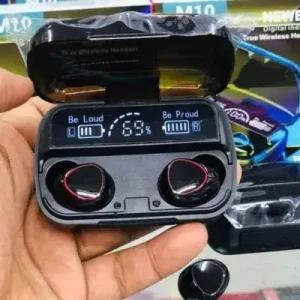 Black Long-Lasting Battery Wireless Earbuds with Fast Charging | Bluetooth TWS Earphones