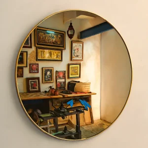 Round Shape Mirror for Home & Office | Modern Decorative Wall Mirror