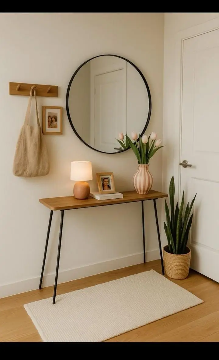 Round Shape Mirror for Home & Office | Modern Decorative Wall Mirror - Image 2