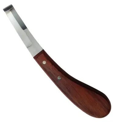 Premium Stainless Steel Hoof Knife for Livestock Hoof Trimming – Durable Single-Edge Hoof Trimmer - Image 2
