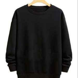 Men's Winter Fleece Sweatshirt Plain Collar Fit – Warm, Comfortable & Stylish Casual Sweatshirt