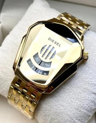 Gold Diesel Digital Watch for Men | Stylish Luxury-Inspired Digital Wristwatch - Image 5