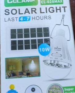 Solar LED Camping Light Yellow 250cm ABS Outdoor Emergency & Tent Light