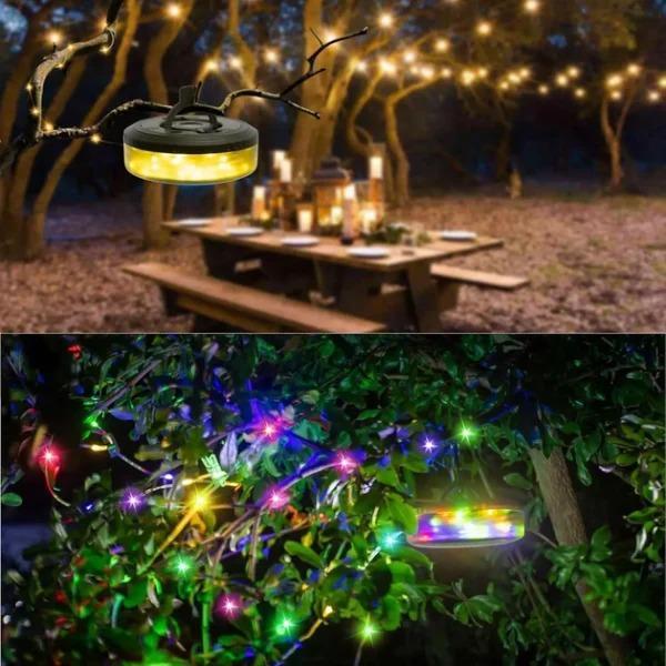 Rechargeable Green String Lights 50ml USB Portable Decorative LED Fairy Lights - Image 4