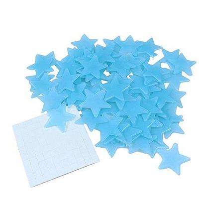 Glow in the Dark Star Wall Stickers 100 Pcs Silicone – Luminous Ceiling & Bedroom Decoration - Image 4
